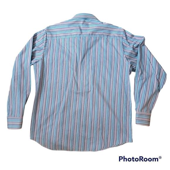 Men's Bugatchi Classic Fit Button Up Shirt. 100% Cotton. Size M. - Picture 2 of 8